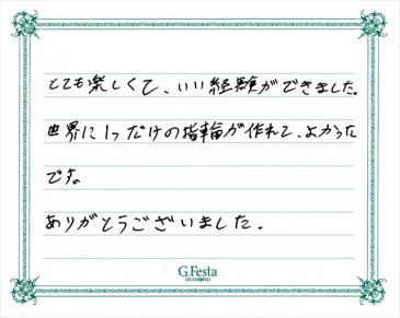 岐阜県各務原市　Hさんの声