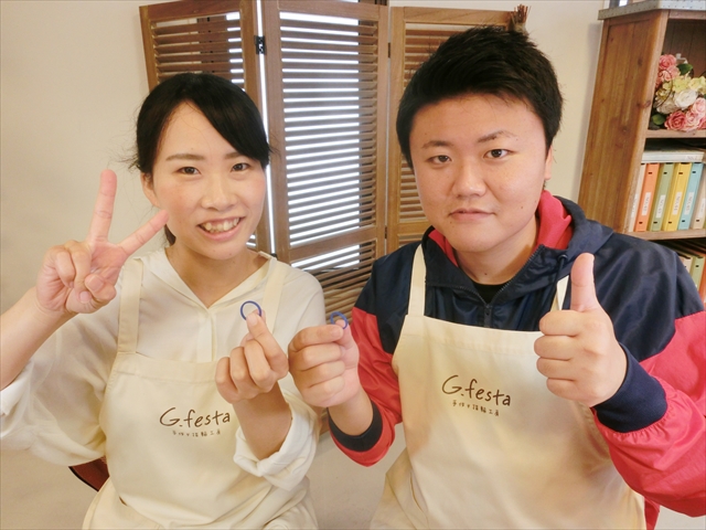 指輪を手作りした先輩カップル 岐阜県加茂郡　Tさん・Uさん