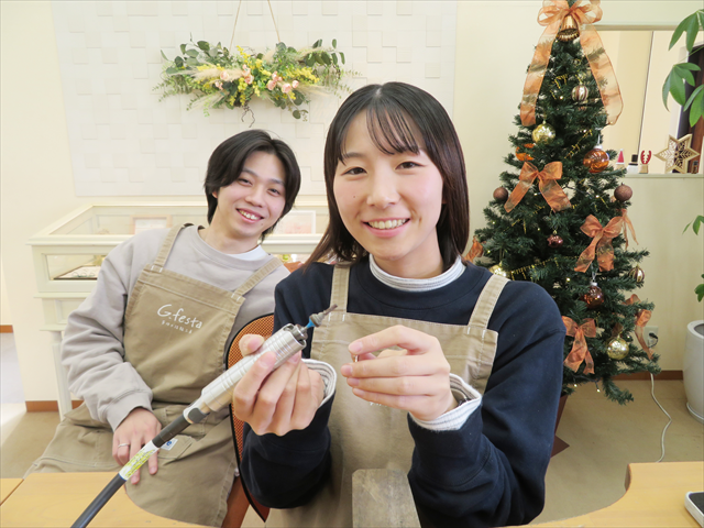 三重県四日市市　Ｙさん・Ｍさんの指輪のワックス